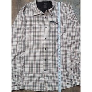 Wrangler ATG All Terrain Gear Plaid‎ Button Up Shirt Mens XL Long Sleev